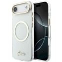 "Guess IML Script Metal MagSafe" case for "iPhone Air" – clear "Guess IML Script Metal MagSafe" case for "iPhone Air" – clear