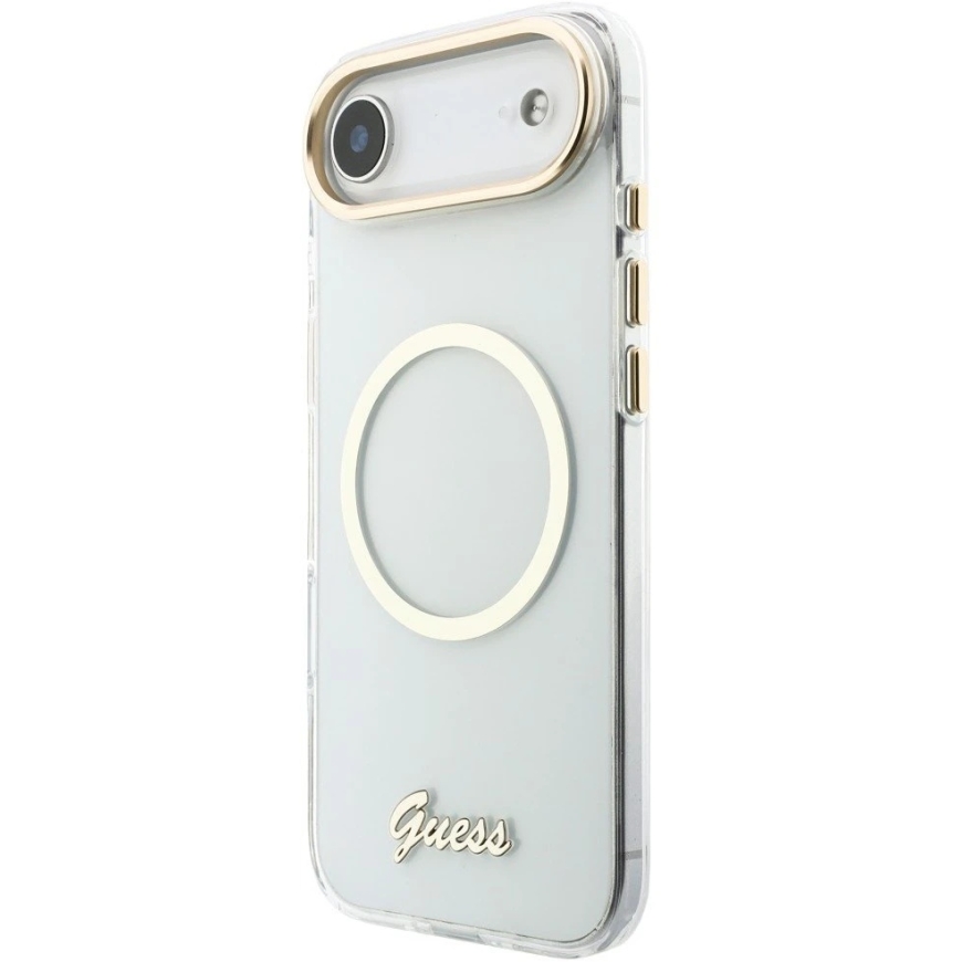 "Guess IML Script Metal MagSafe" case for "iPhone Air" – clear – 4