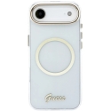 "Guess IML Script Metal MagSafe" case for "iPhone Air" – clear "Guess IML Script Metal MagSafe" case for "iPhone Air" – clear