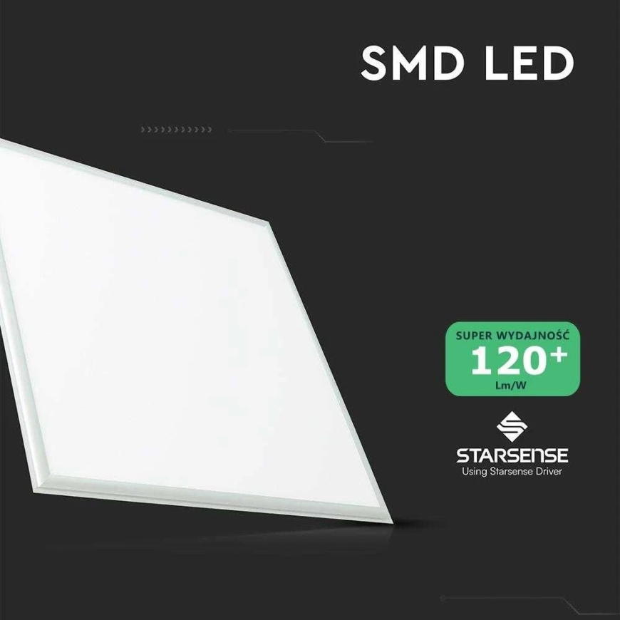 V-tac 40W LED panelė, 60x60cm, balta, 6500K – 5