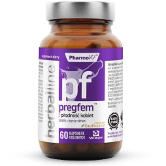 Pharmovit „Pregfem“ moterų vaisingumo maisto papildas, 60 kapsulių