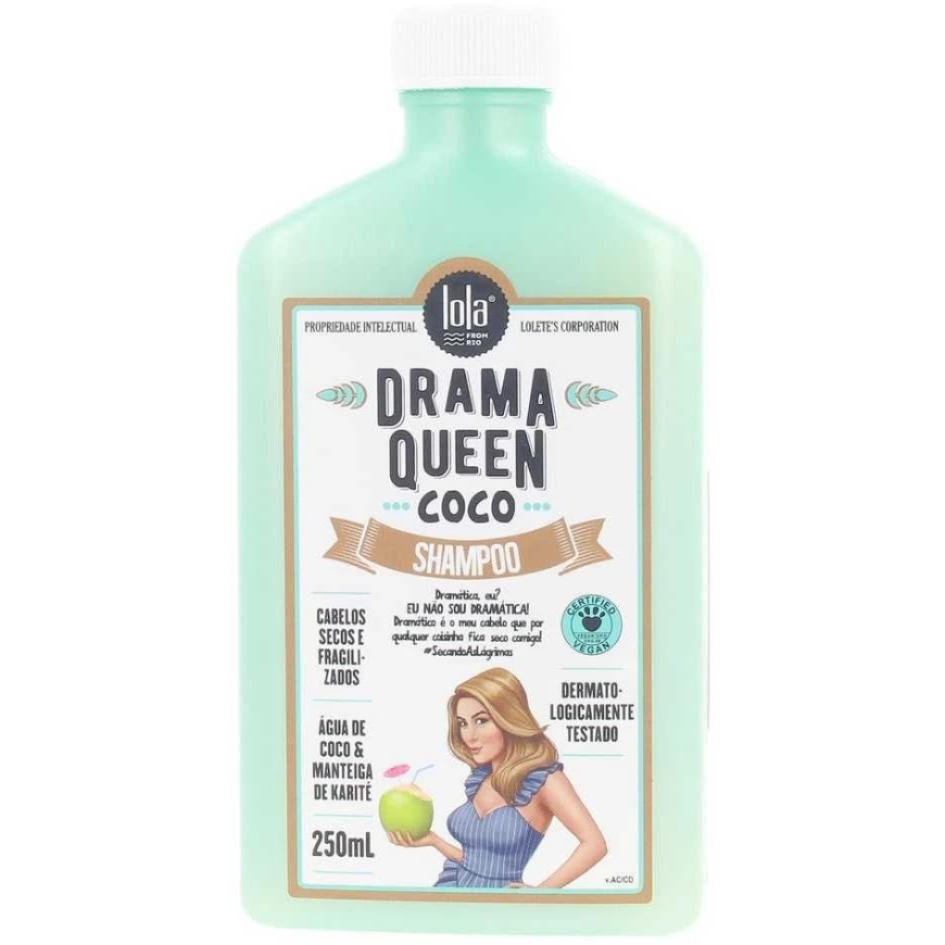 Lola Cosmetics Lola from Rio Drama Queen ravitseva hiusten shampoo, 250 ml