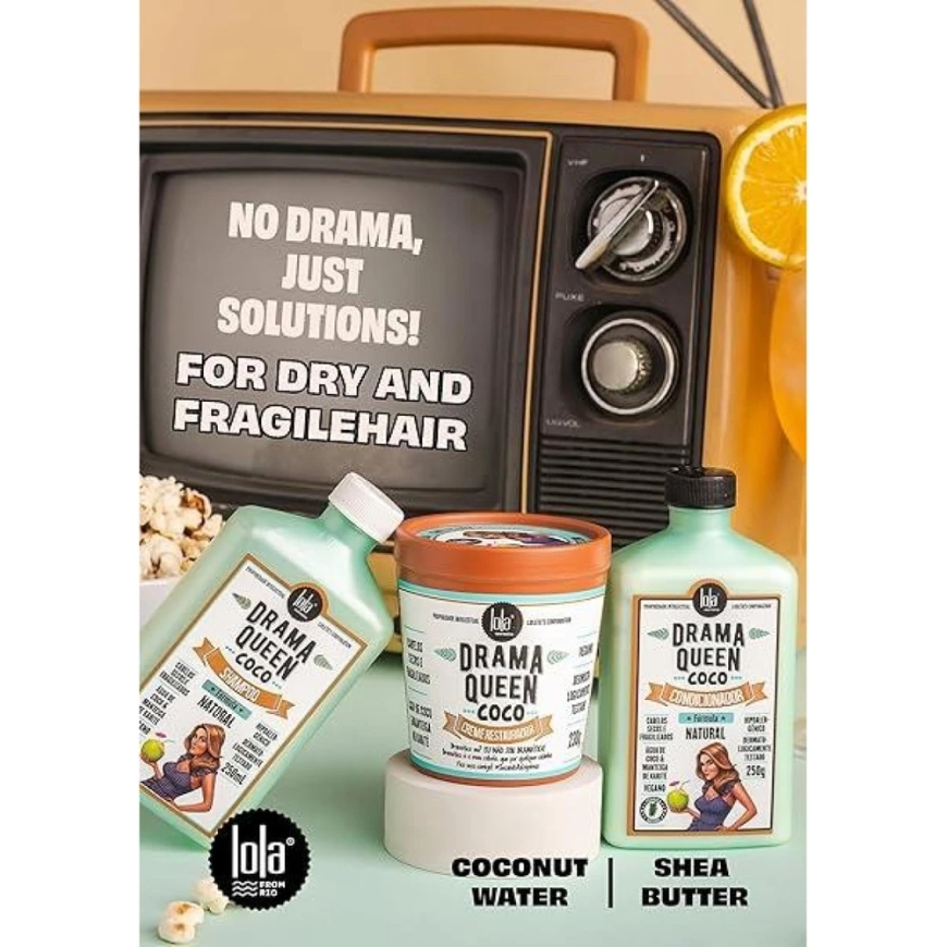 Lola Cosmetics Lola from Rio Drama Queen питающий Шампунь для волос, 250 мл – 4