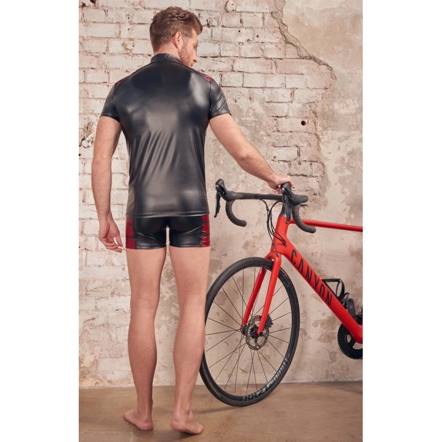 NEK Men's Shirt black/red S – 5