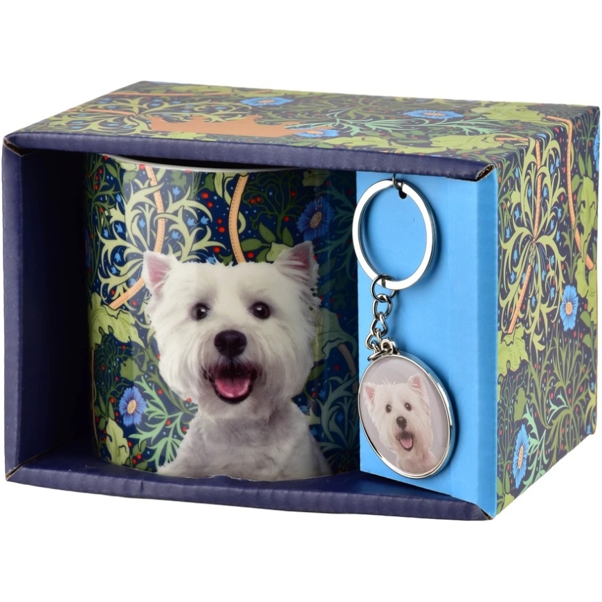 Affek Design NOYA muki avaimenperällä 380ml 9x13x9cm Lännen terrieri – 3