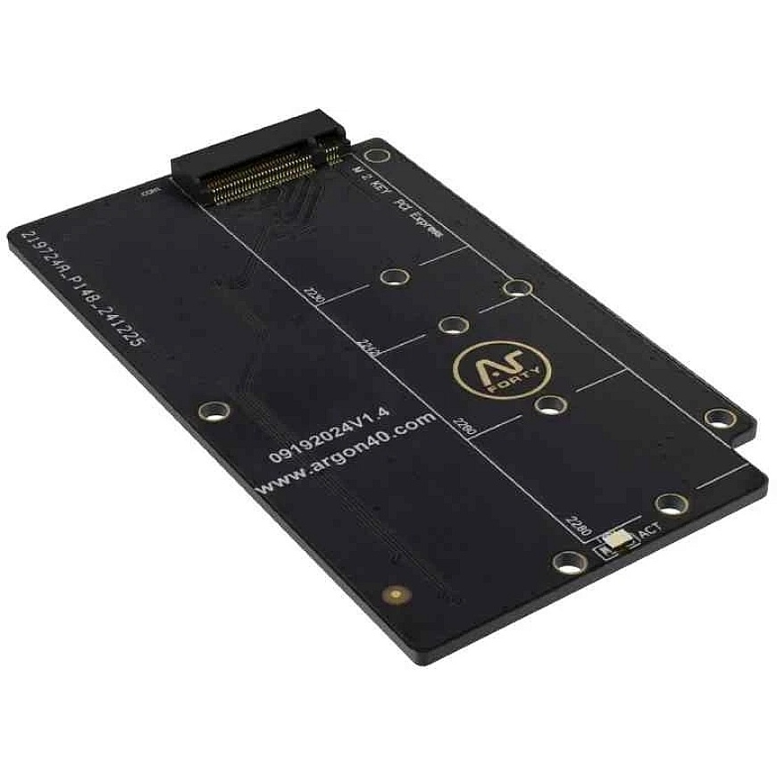 Argon40 Argon ONE V5 M.2 NVMe – M.2 NVMe laajennuslevy Raspberry Pi 5:lle