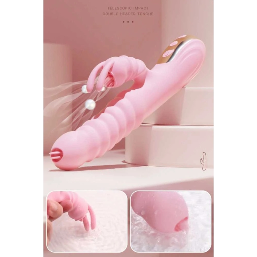 B Series Lyla B serijos Lyla Rabbit Vibrator 2in1 stiprus G taško makšties orgazmas – 4