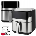 Retoo AIR Oro Fryer with Wireless Oil-Free 6.5L Capacity and LCD Screen, 10 Menus or 1293 Retoo AIR Oro Fryer with Wireless Oil-Free 6.5L Capacity and LCD Screen, 10 Menus or 1293