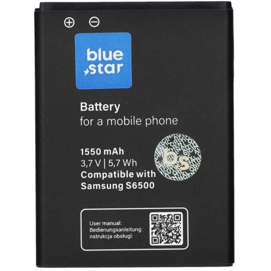 BlueStar Blue Star Zils STAR PREMIUM akumulators SAMSUNG Galaxy Mini 2 S6500 / Galaxy Young S6310 / Galaxy Ace Plus S7500 1550 m – 4