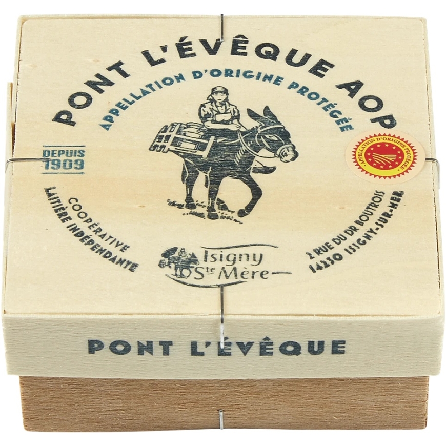 Isigny Sainte Mere pehmeä juusto Petit Pont l'Eveque ISIGNY STE MERE, PDO, 220 g – 2