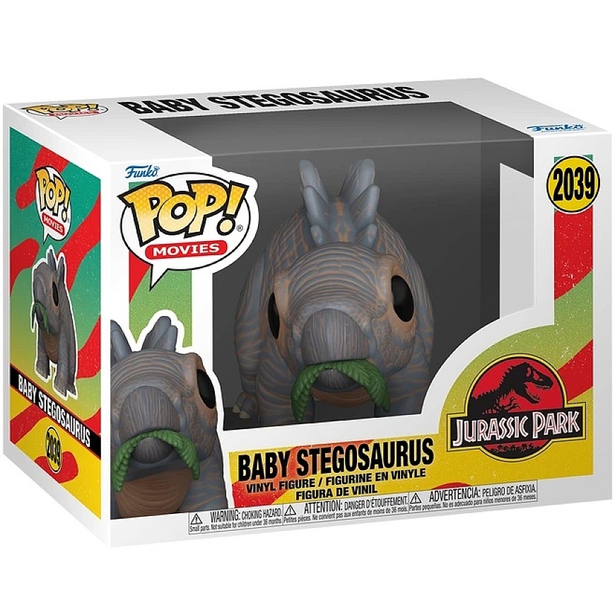 FUNKO POP! Vinyl kuju: Jurassic Park - Beebi Stegosaurus, ~9 cm – 2