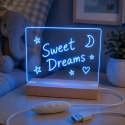 Telforceone Forever Light Wooden Acryl LED Night Light Message Board FNL-18 with marker pen Telforceone Forever Light Wooden Acryl LED Night Light Message Board FNL-18 with marker pen