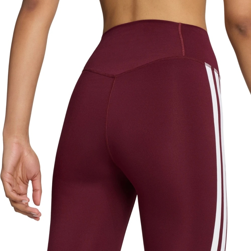 adidas Optime Essentials Workout 3-Stripes 7/8 naiste retuusid burgundia värviga KT3772 (L) – 5