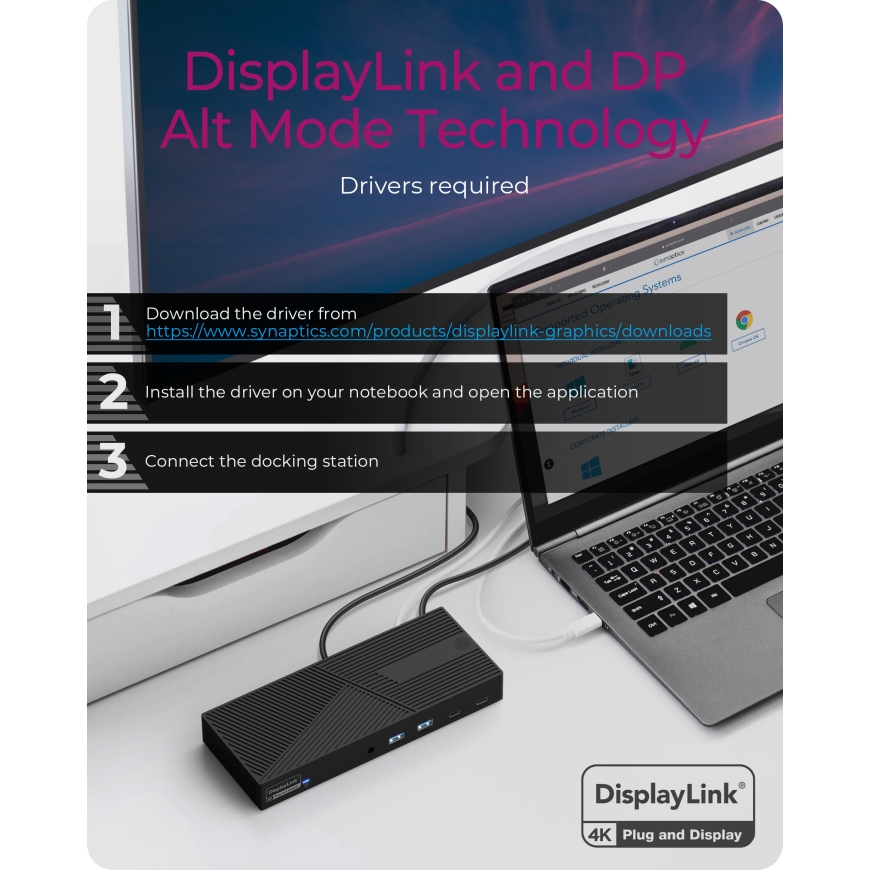 ICY BOX IB-DK2246AC Vielinis USB 3.2 Gen 2 (3.1 Gen 2) Type-A Juoda – 3