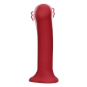 Loveline By Shots Nefalinis vibereeriv dildo – suur – vaarika punane