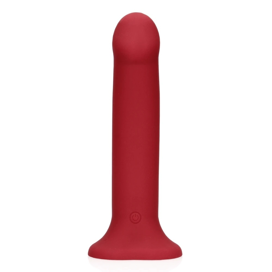 Loveline By Shots Nefalinis vibrating dildo – large – raspberry red – 3