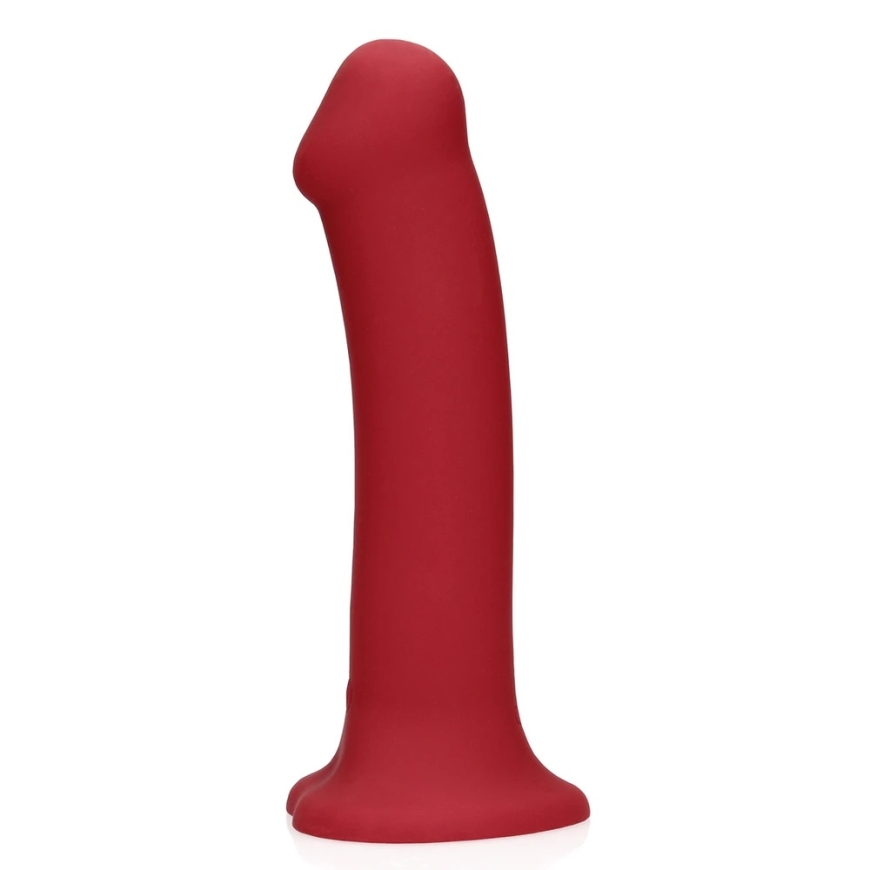 Loveline By Shots Nefalinis vibrating dildo – large – raspberry red – 4