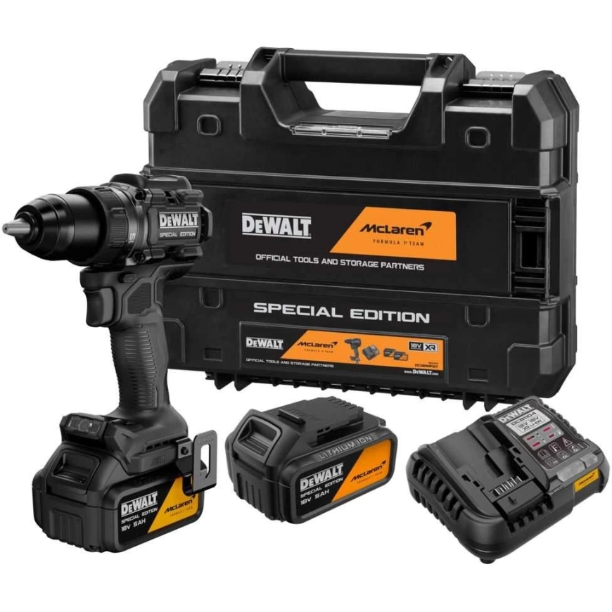 Suktuvas-gręžtuvas DeWalt DCD81MP2T 18 V 2x5,0 Ah akum.