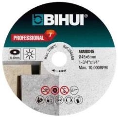 Алмазный диск BIHUI 45x0,6x5,8 мм для резки стекла, каменнойware, фарфоровой плитки с гравером AGMBVS45