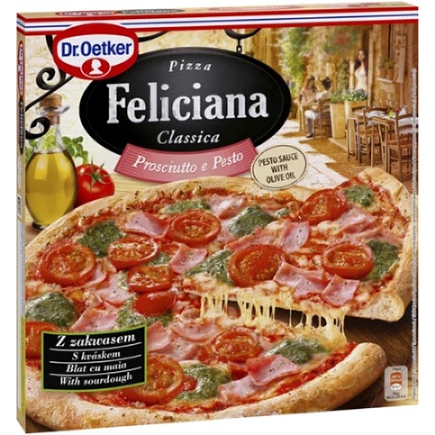 FELICIANA Prosciutto e Pesto külmutatud pits, 360 g – 3