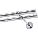 Decastyl Double Curtain Rod FI 19 MM Chrome 320 CM LUNA KOWALSKI Decastyl Double Curtain Rod FI 19 MM Chrome 320 CM LUNA KOWALSKI