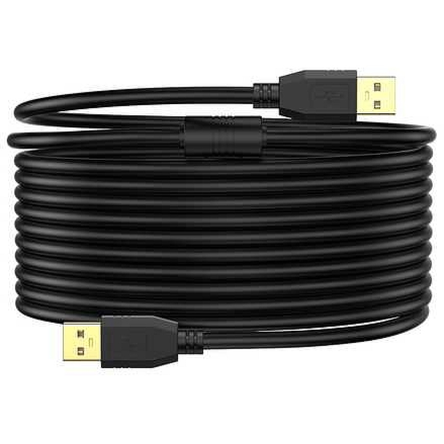 Spacetronik USB 2.0 varjestatud pikenduskaabel 5m