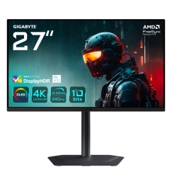 GIGABYTE MO27U2 OLED 4K UHD Gaming Monitor монитор для ПК 68,6 cm (27") 3840 x 2160 пикселей 4K Ultra HD QD-OLED Черный