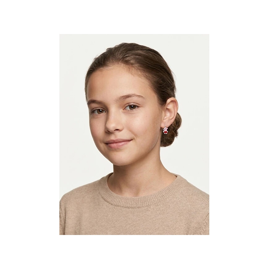 Brilio Silver Mergaičių sidabriniai auskarai Peppa Pig EA1269W – 3