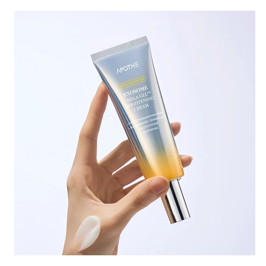 Осветляющий крем для лица «APOTHE Exosome Mela-Glu Brightening Cream», 50 мл – 2