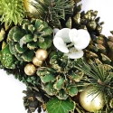 EDELMAN DECORATIVE WREATH 34CM GREEN WITH PINE AND BERRY BALLS EDELMAN DECORATIVE WREATH 34CM GREEN WITH PINE AND BERRY BALLS