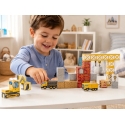WOOPIE magnetic construction cubes Construction Site 49 pcs.
