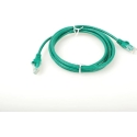 PremiumCord Pārslēga kabelis UTP RJ45-RJ45 CAT6 3m zaļš PremiumCord Pārslēga kabelis UTP RJ45-RJ45 CAT6 3m zaļš