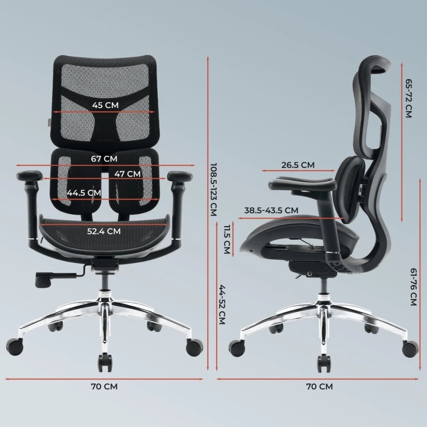 Sihoo DORO S100 Mesh черный – 2