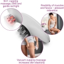 Braun Medisana vakuuma masāža anticelulīta masāžai ar EMS un sarkano gaismu VC 150 Braun Medisana vakuuma masāža anticelulīta masāžai ar EMS un sarkano gaismu VC 150