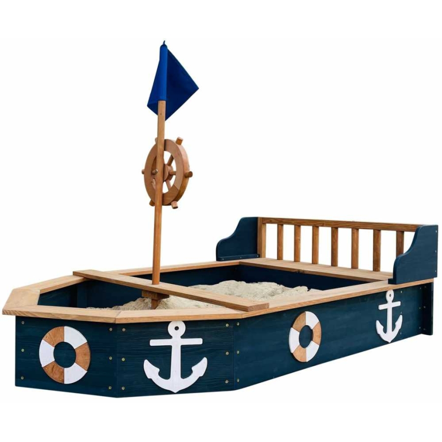 AXI Sandpit Boat Doris with Storage Space + Cover 153 cm