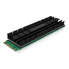 ICY BOX IB-M2HS-701 M.2 NVMe SSD Kütteseade/radiaator Must 1 tk