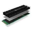 ICY BOX IB-M2HS-701 M.2 NVMe SSD Kütteseade/radiaator Must 1 tk ICY BOX IB-M2HS-701 M.2 NVMe SSD Kütteseade/radiaator Must 1 tk