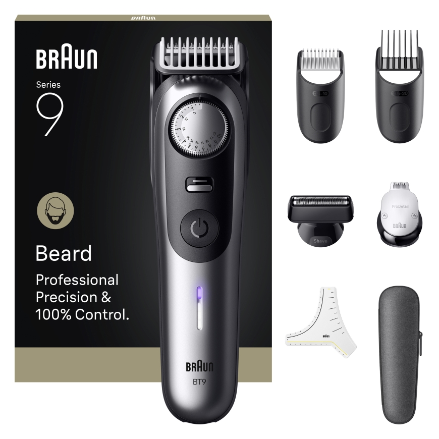 Braun BeardTrimmer 9 80789785 bārdas trimmeris