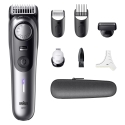 Braun BeardTrimmer 9 80789785 beard trimmer AC/Battery 20 2 cm Wet & Dry Grey Braun BeardTrimmer 9 80789785 beard trimmer AC/Battery 20 2 cm Wet & Dry Grey