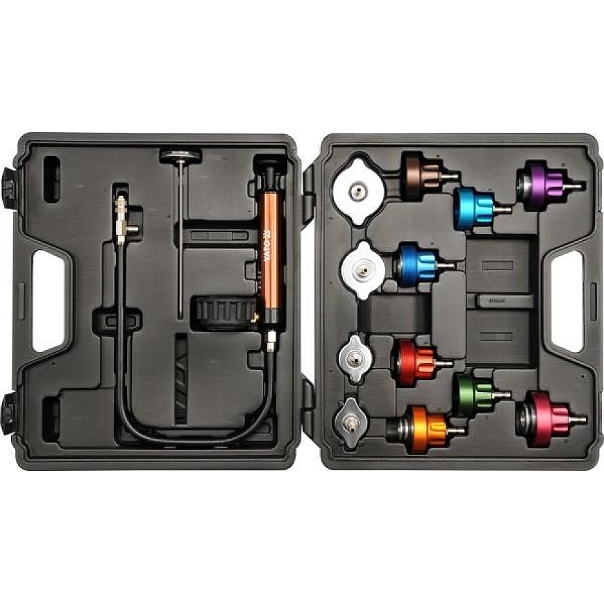 Yato Toya Sa Poland Radiator Pressure and Cooling System Testing Kit | 14 pcs (YT-0672)