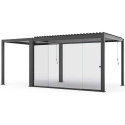 Home4You Mirador-111 4m Sliding Glass Doors for Gazebo