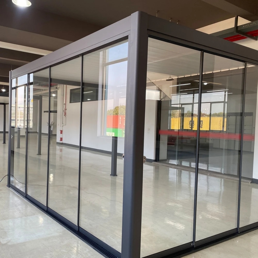 Home4You Mirador-111 4m Sliding Glass Doors for Gazebo – 5
