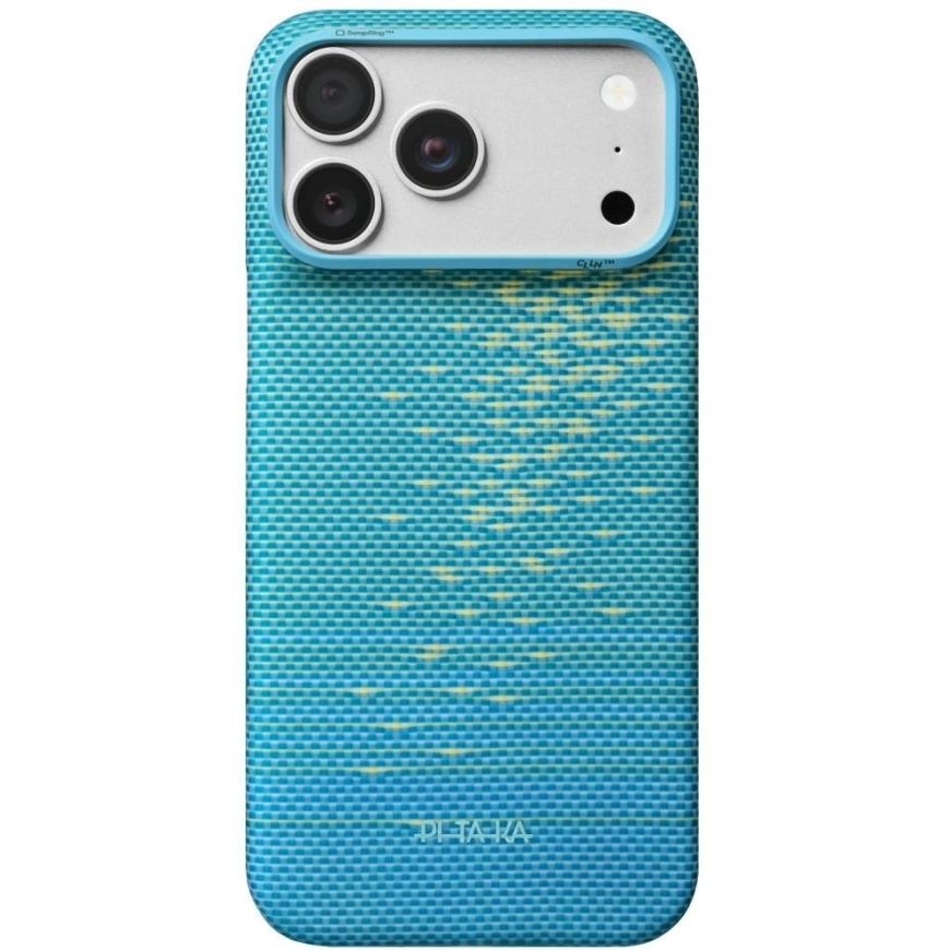 Dėklas PITAKA Edge Case MagSafe do iPhone 18 Pro Max /17 Pro Max lucid mėlynas – 2