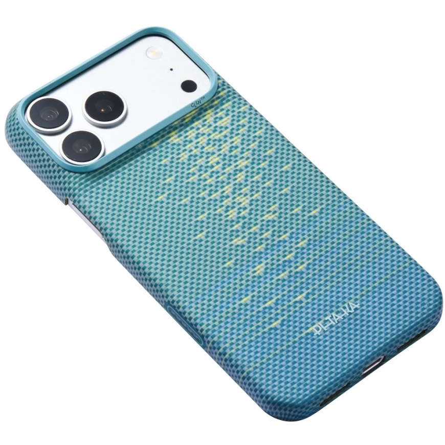 Dėklas PITAKA Edge Case MagSafe do iPhone 18 Pro Max /17 Pro Max lucid mėlynas – 3