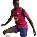 Meeste FC Barcelona Nike Strike T-särk, burgundia Meeste FC Barcelona Nike Strike T-särk, burgundia