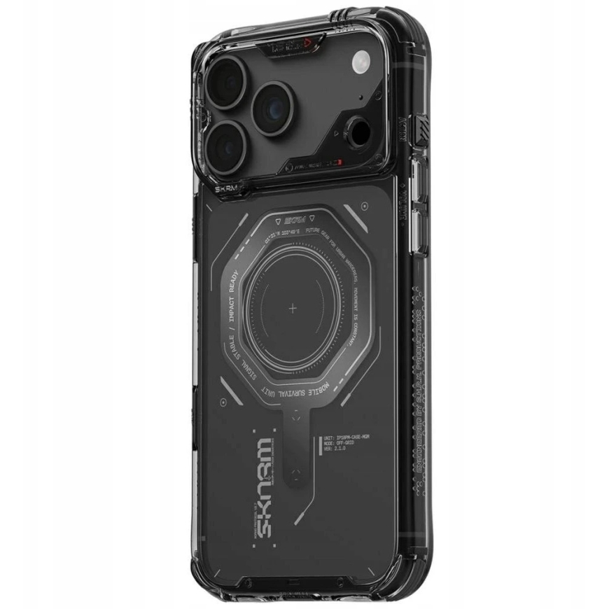 Skinarma Magma MagSafe Case for iPhone 18 Pro Max / 17 Pro Max, graphite color – 4