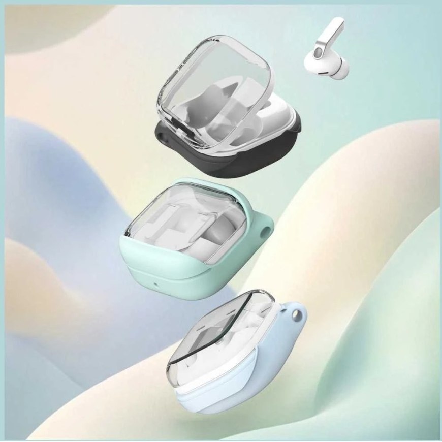 Araree "Samsung Galaxy Buds 4" / "Buds 4 Pro" austiņu maciņš, zils – 2