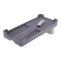 Dish dryer, grey, 46.5 x 19 x 14 cm, 41960, GALICJA