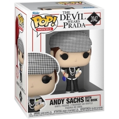 FUNKO POP! Viinifiguuri: Paholainen pukeutuu Pradaan - Andy Sachs kirjan kanssa, ~10.2 cm