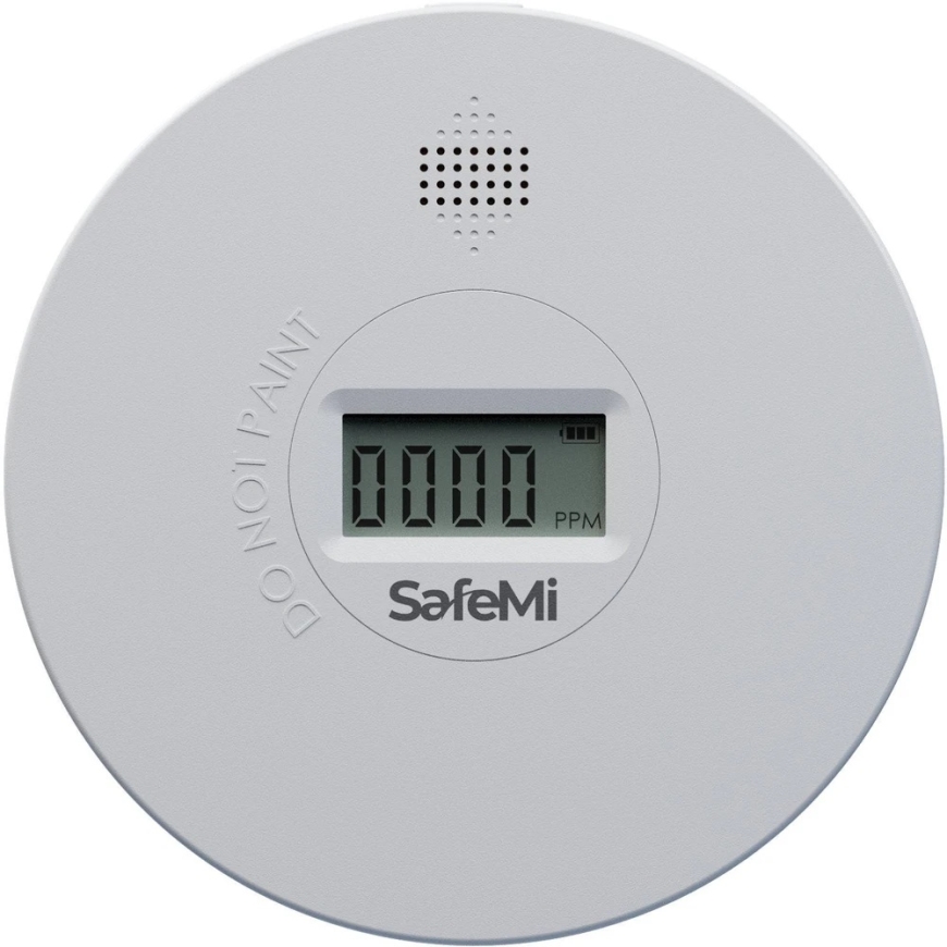 "Carruzzo SAFE MI" carbon monoxide and smoke detector – B – 7-year warranty SHCS-10D – 2